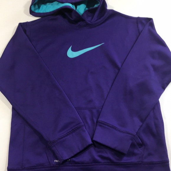 girls purple nike hoodie